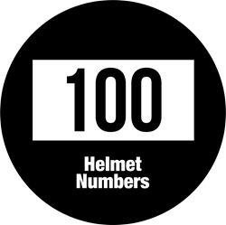 Picture of Helmet Numbers