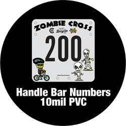 Picture of Handle Bar Numbers (10mil PVC)