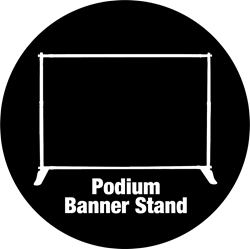 Picture of Podium Banner Stand