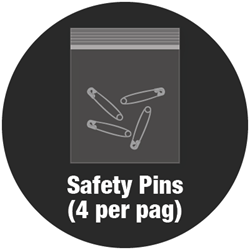 Picture of Safety Pins (4 per bag)